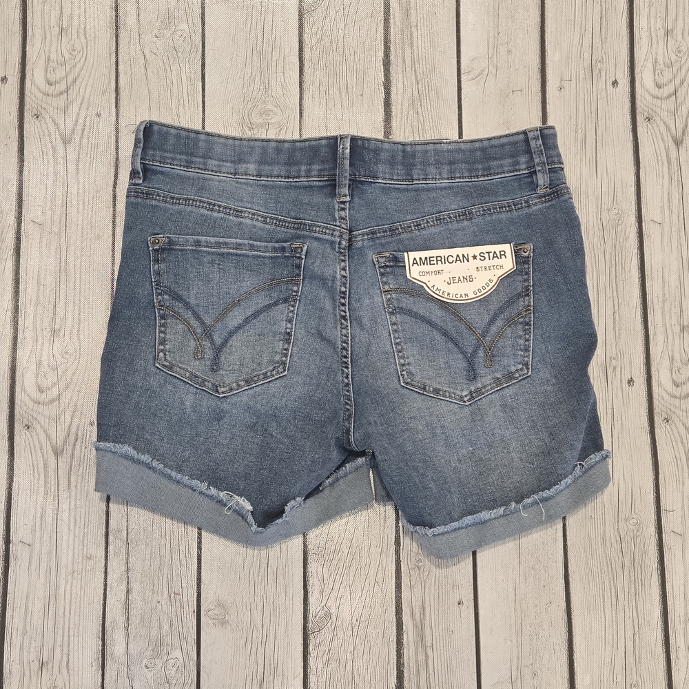 NWT American Star Women's Jean Shorts Classic Blue Size 10